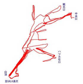 トラックログ(2006/02/10 石打丸山スキー場)