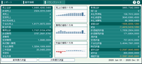 散在みなと市バランスシート（2020年度）