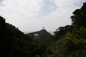 閉鎖中の佐多岬の展望台